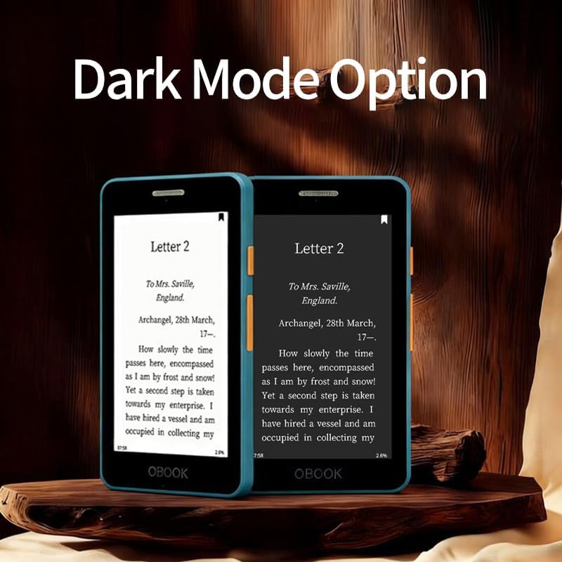 OBOOK قارئ OBOOK5 الإلكتروني، شاشة خالية من الوهج بحجم 4.26 بوصة، 32 جيجابايت، تحويل صفحات سريع، إضاءة أمامية قابلة للتعديل، أسابيع من عمر البطارية، كتب صوتية - Image 3
